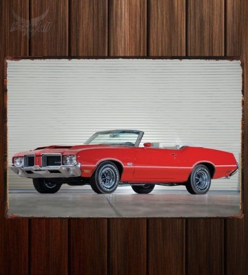 Металлическая табличка Oldsmobile 442 W-25 Convertible